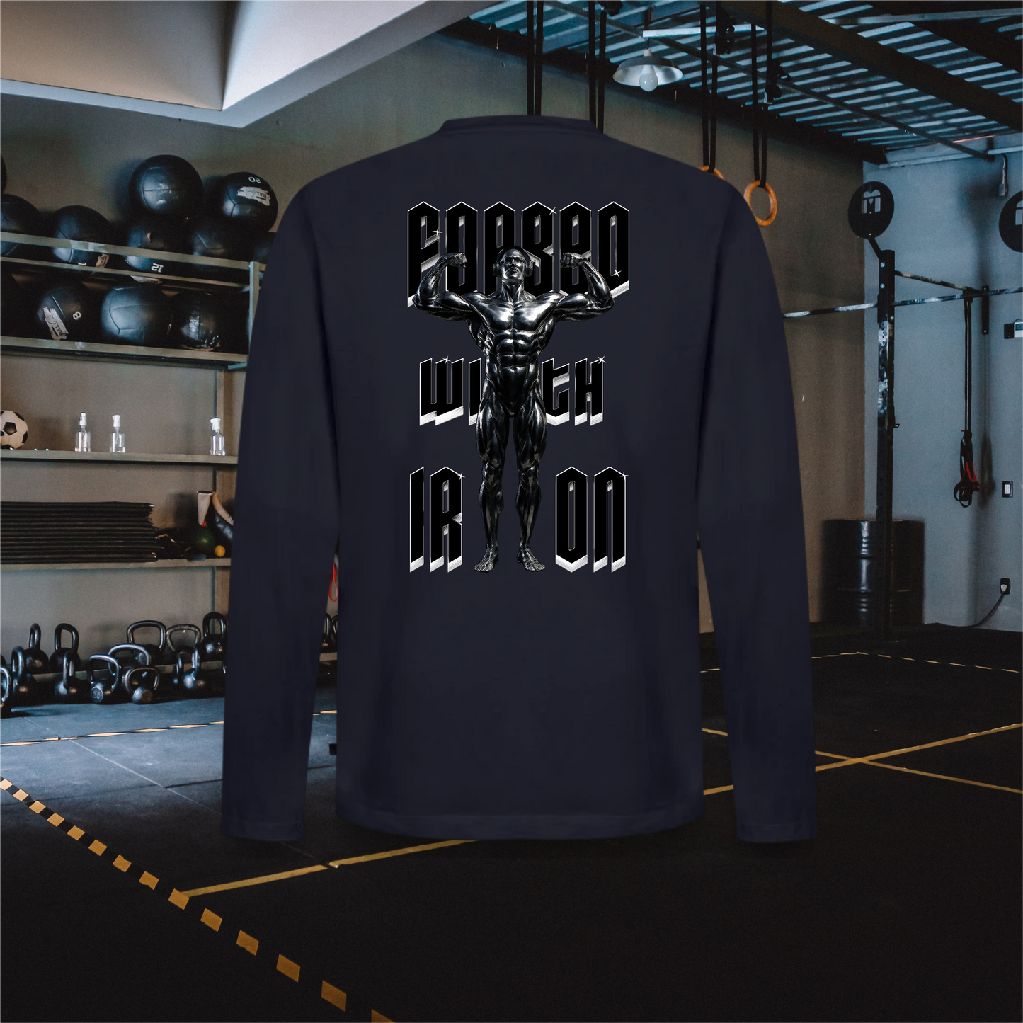 ForgedWithIron – Men's Premium Organic Long Sleeve Shirt