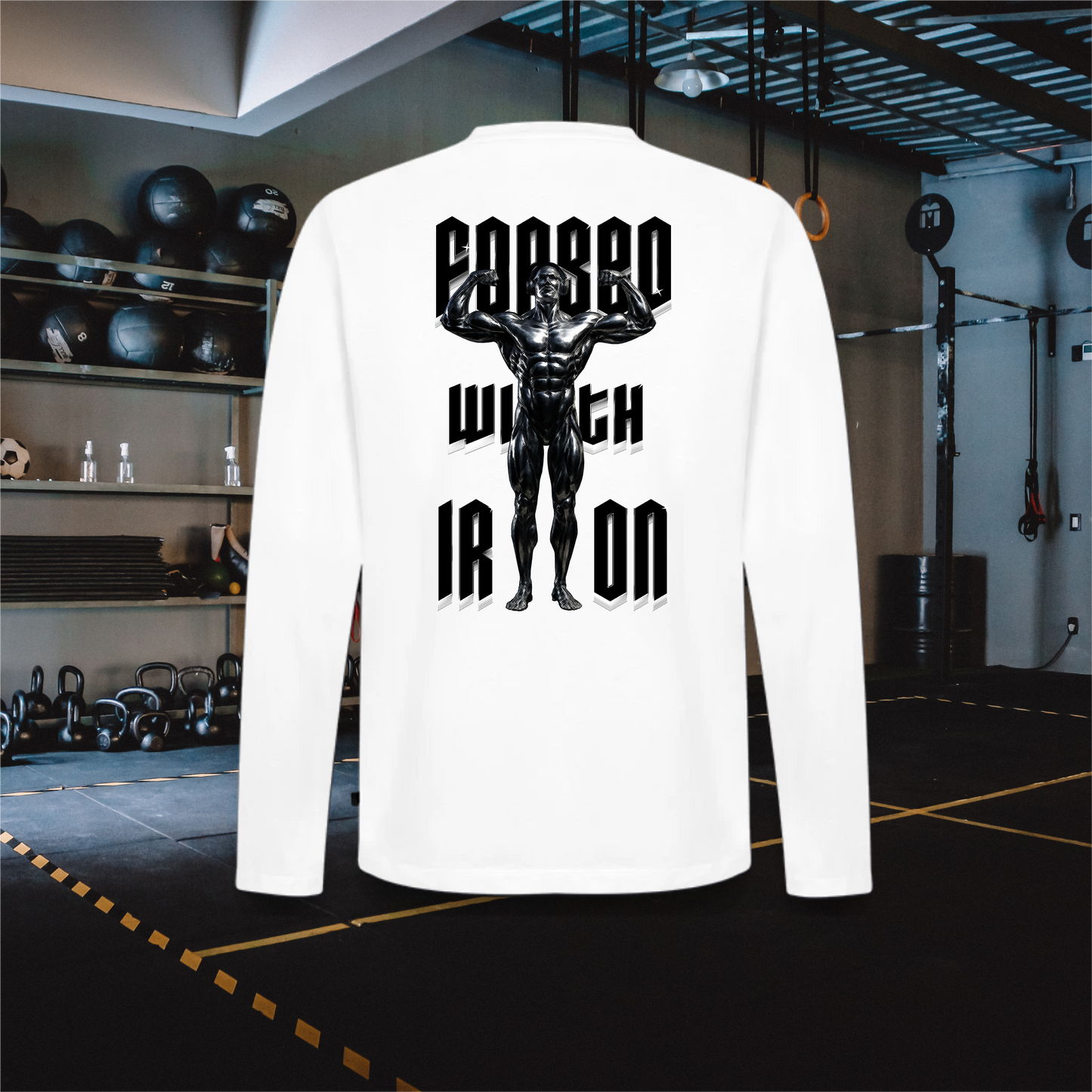 ForgedWithIron – Men's Premium Organic Long Sleeve Shirt