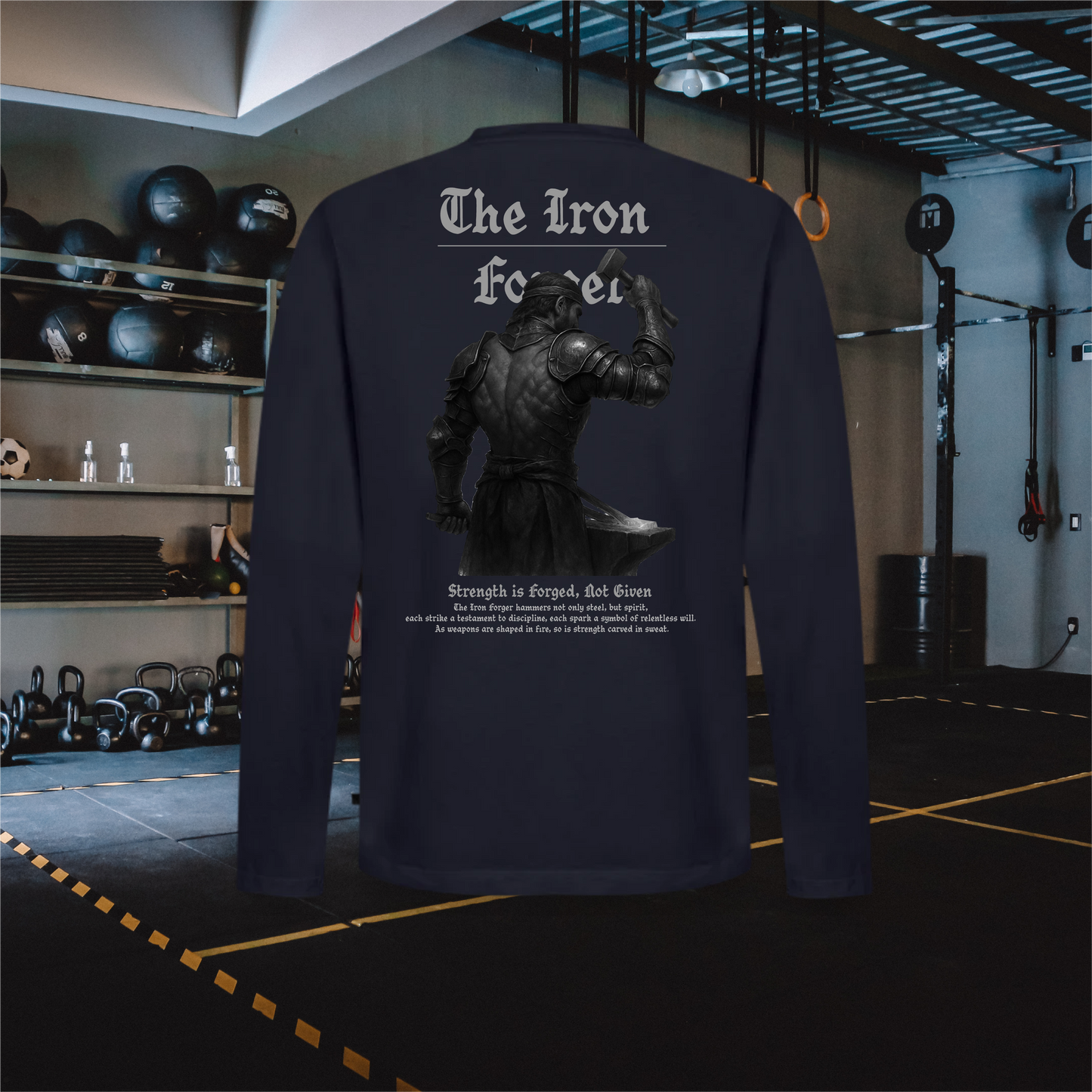 TheIronForger – Men's Premium Organic Long Sleeve Shirt
