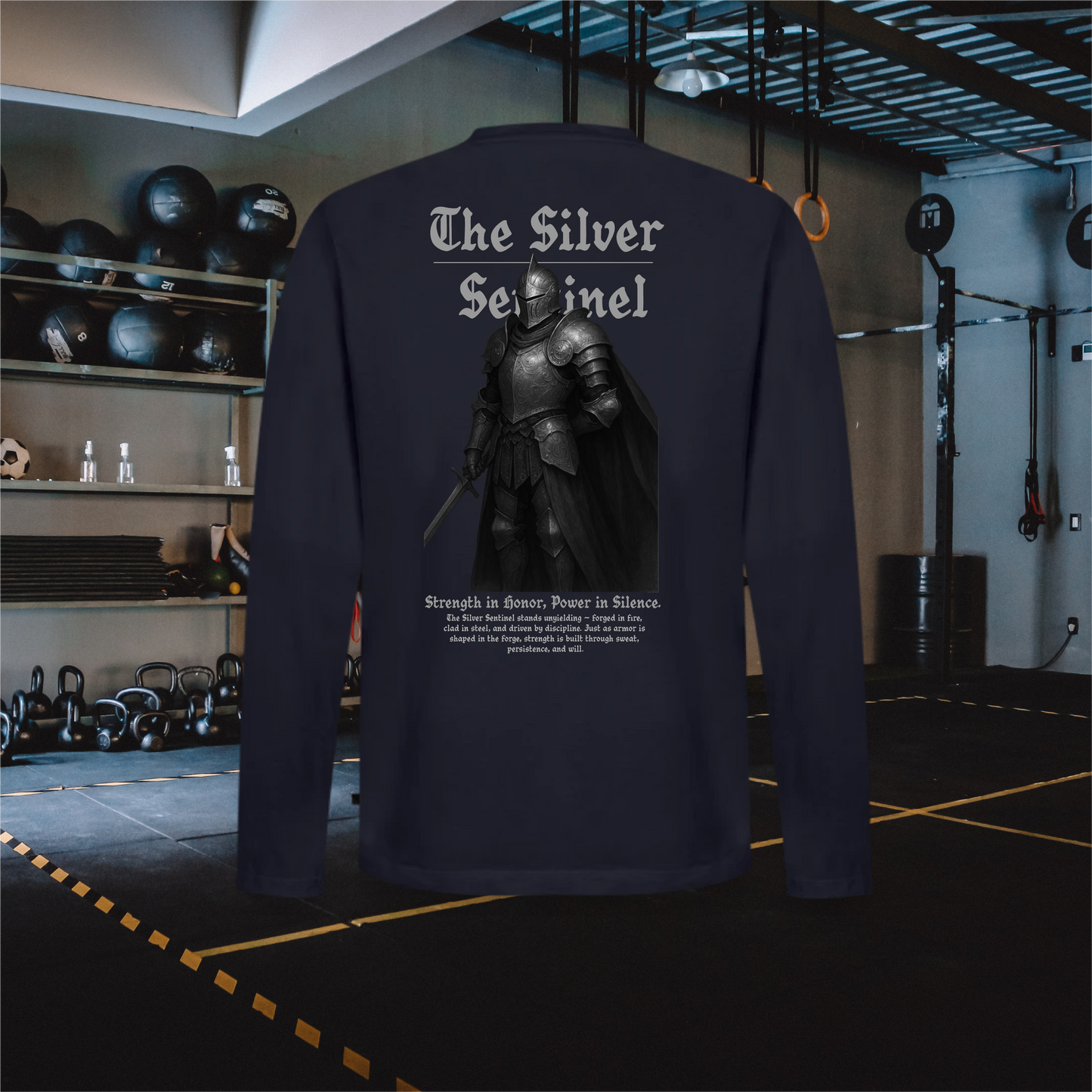 TheSilverSentinel – Men's Premium Organic Long Sleeve Shirt
