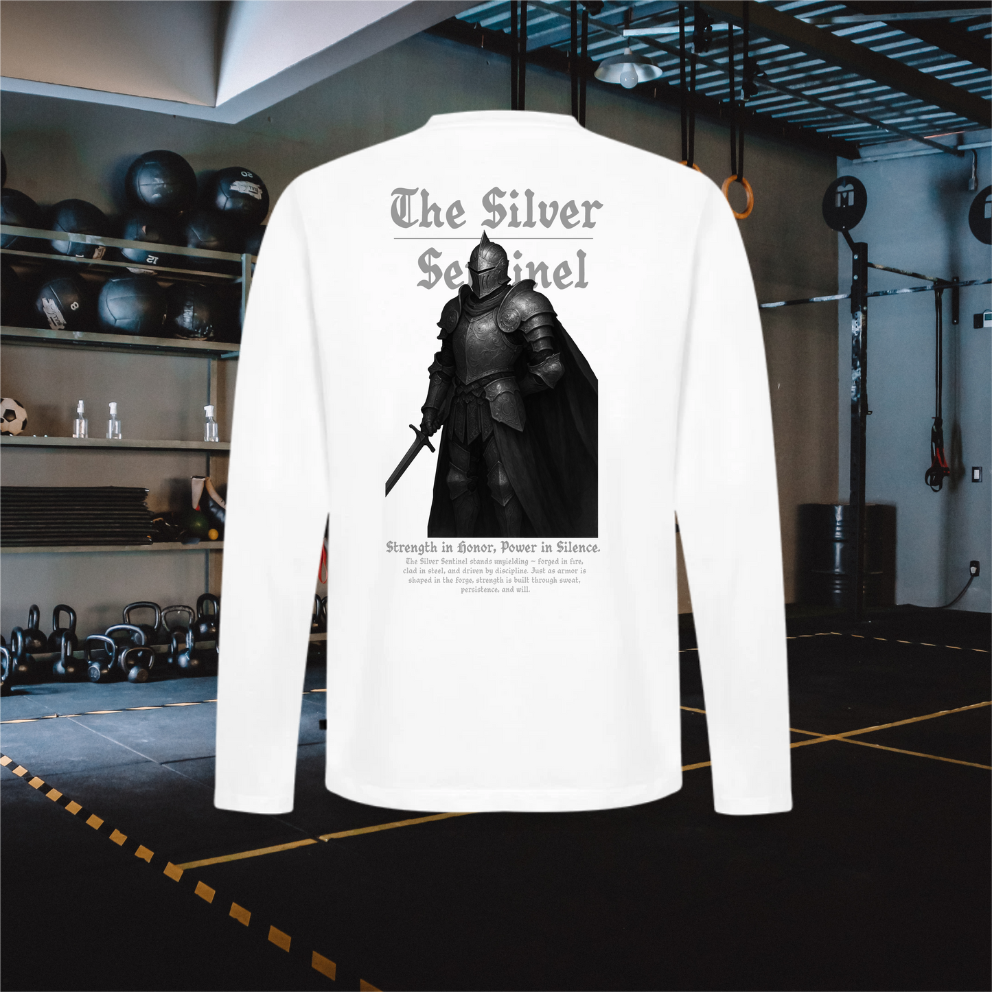TheSilverSentinel – Men's Premium Organic Long Sleeve Shirt