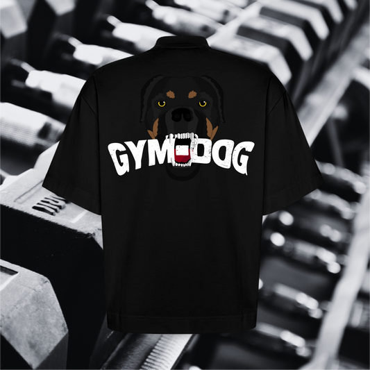 GymDog – Heavyweight Oversized Organic Boxy T-Shirt Made in EU