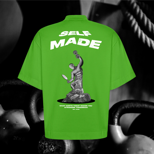 SelfMadeMan – Heavyweight Oversized Organic Boxy T-Shirt Made in EU