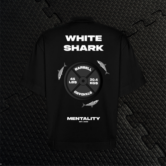 WhiteSharkMentality – Heavyweight Oversized Organic Boxy T-Shirt Made in EU