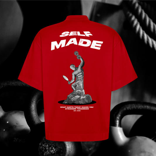 SelfMadeMan – Heavyweight Oversized Organic Boxy T-Shirt Made in EU